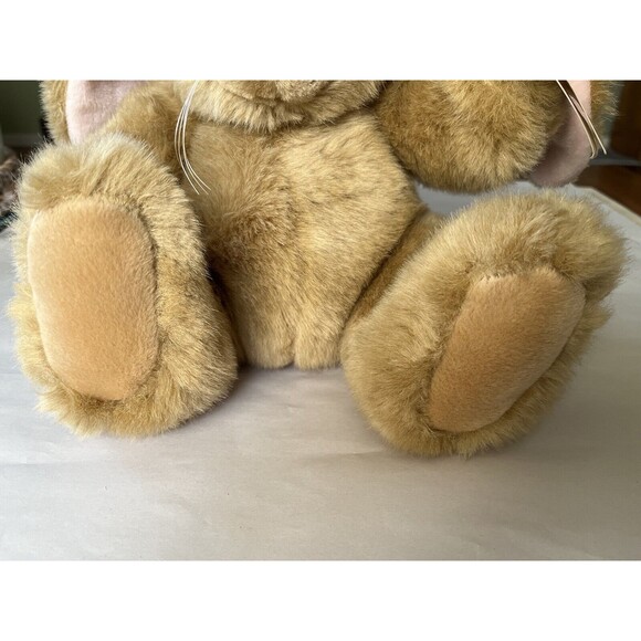 Vintage Applause Spring Tapestry "Lewis" Bunny Stuffed Plush 9" Tall - Picture 4 of 8
